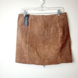 Blank NYC Brown Mini Skirt